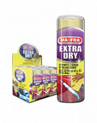EXTRA DRY BIG SIZE искуственная замша для сушки автомобиля в пластиковой тубе, размер 43*32 см . MA-FRA, Италия