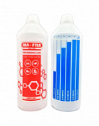 FLACONE/PLASTIC BOTTLE 1000 ML 48 PCS X TRIGGER PROFESSIONAL CARE X TRIGGER флакон со шкалой в пропорции и процентах /3 цвета / красный/синий/зеленый/ с логотипом MA-FRA