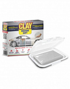 CLAY MEDIUM SOFT 200 GR глина grey СРЕДНЕЙ МЯГКОСТИ для подготовки поверхности автомобиля к полировке. MA-FRA, Италия.
