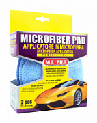 MICROFIBER PAD APPLICATORE IN MICROFIBRA аппликатор из микрофибры 2 шт в упаковке. MA-FRA, Италия.