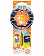 HIPPY ORANGE IMAGINE PEACE ароматизатор хиппи  ПРЕДСТАВЬ СЕБЕ МИР, цитрусовые фрукты, оранжевый. MA-FRA, Италия